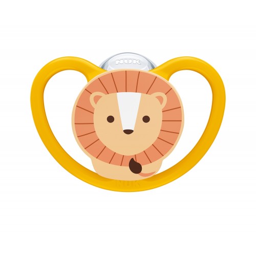 NUK Цуцла Лажалка Анатомска Силикон "Perfect Match Air SPACE" (6-18m)